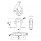 CLOTHESLINE PULLEY WITH METAL WHEEL